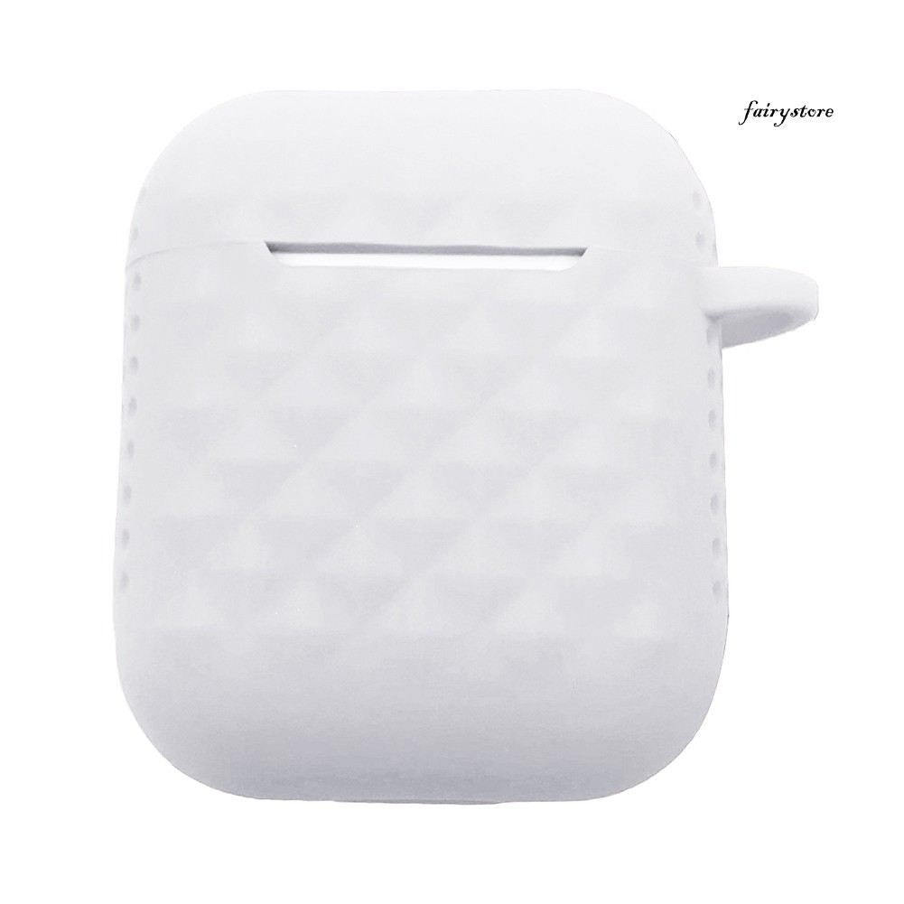 Fs Vỏ Bảo Vệ Hộp Sạc Tai Nghe Airpods 1 / 2 Bằng Silicon Mềm Chống Trượt Chống Sốc Tiện Dụng