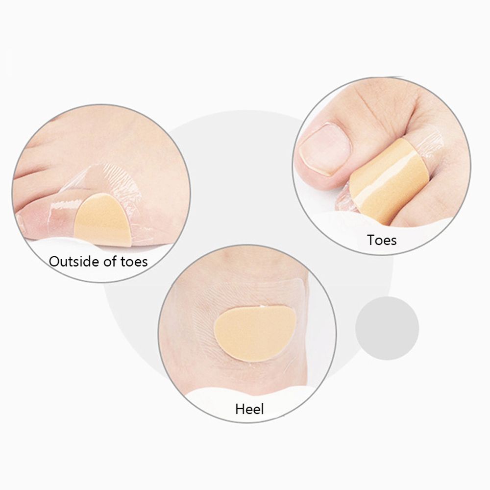 [Hàng mới về] Set 10/ 20 miếng dán gót chân bảo vệ giảm đau chống ma sát phồng rộp không thấm nước dùng một lần