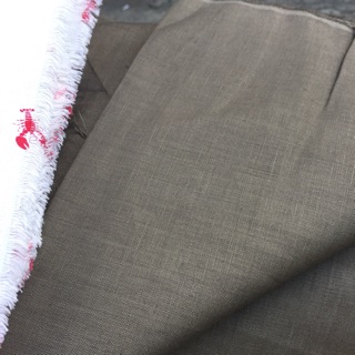 Vải linen tưng premium màu xám chì, tông trầm.