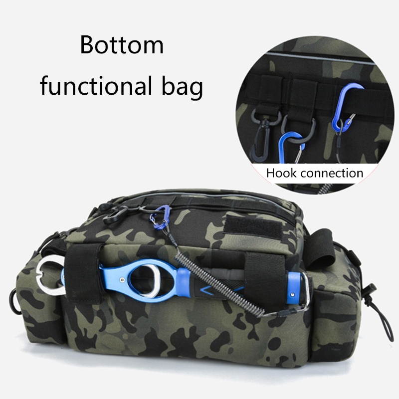 QQ Túi Đeo Hông Đựng Mồi Câu Cá Đa Năng Tiện Dụng