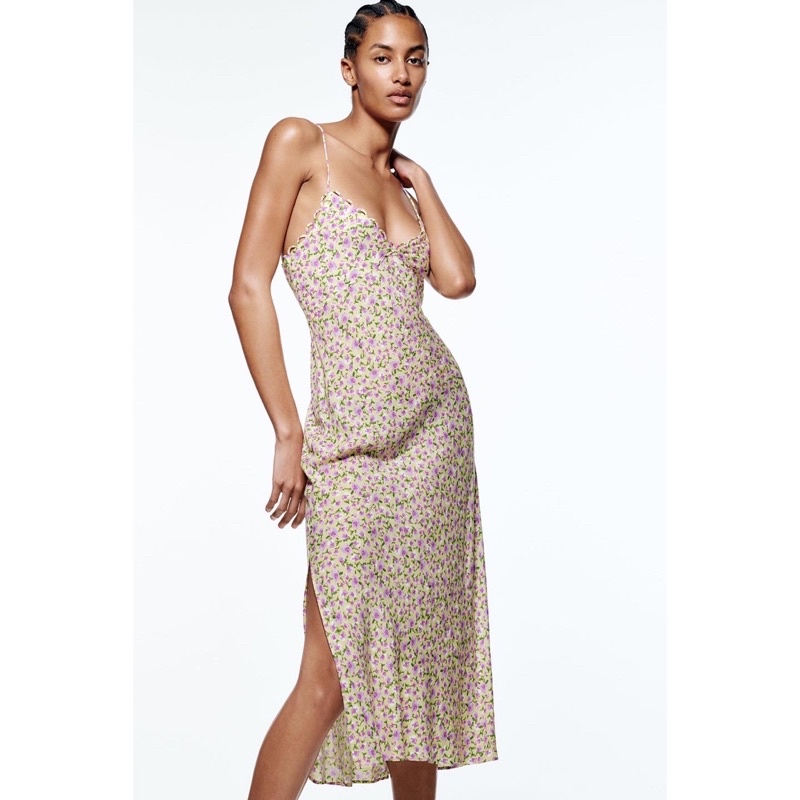 Đầm suông hoa dây