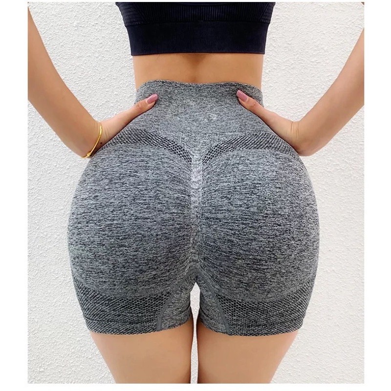 Quần Đùi Dệt Kim Nhún Mông Quả Đào 🍑 Naqi Cao Cấp, Quần Short Chun Mông Naqi FY-503