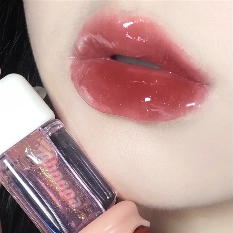 Set 3 Son Môi Dạng Thạch Dưỡng Ẩm Màu nude Lấp Lánh