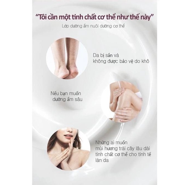 Sữa Dưỡng Thể Trắng Da, thu nhỏ lỗ chân lông Tinh Chất Đào BIOAQUA LALA