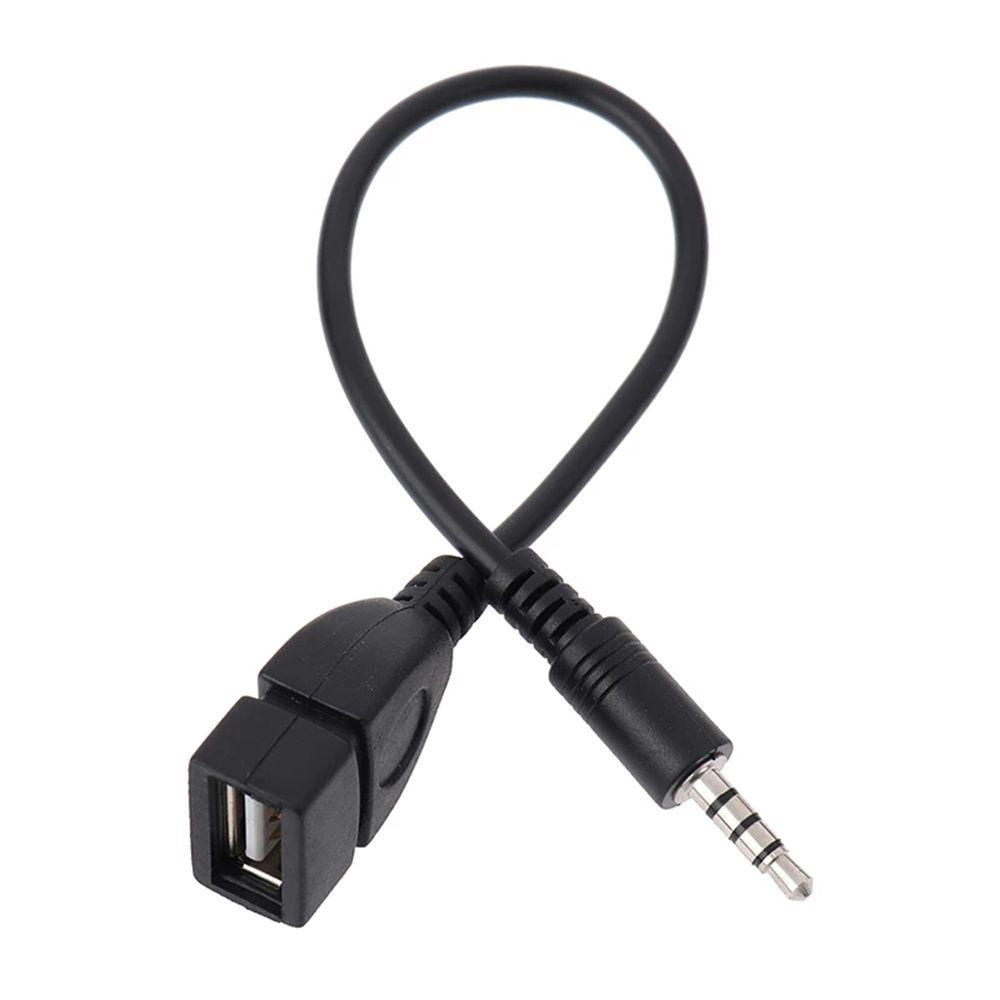 Bộ 4 Dây Cáp Âm Thanh Nối Dài Cổng USB Cho Xe Hơi