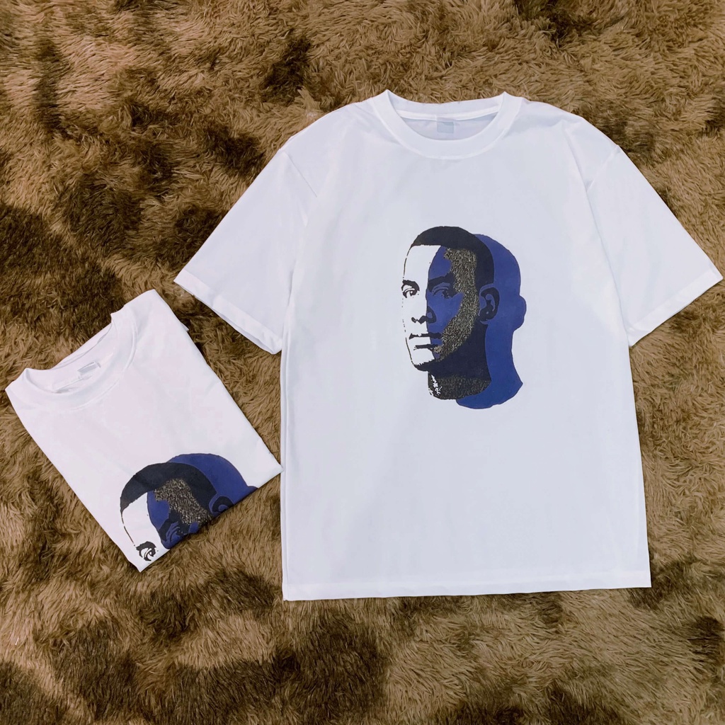 Áo thun Unisex tay lỡ form rộng in hình khuôn mặt, áo phông Unisex nam nữ vải cotton cao cấp thoát mát JTeeMan - JT18