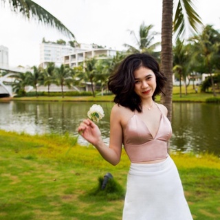 Bralette lụa 2 lớp dây chun