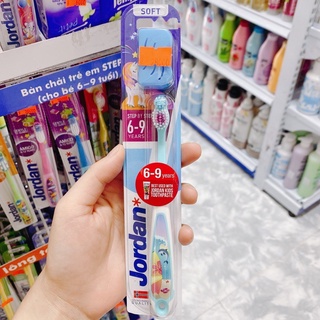 Combo 2 bàn chải đánh răng bé jordan step 3(6-9tuổi)