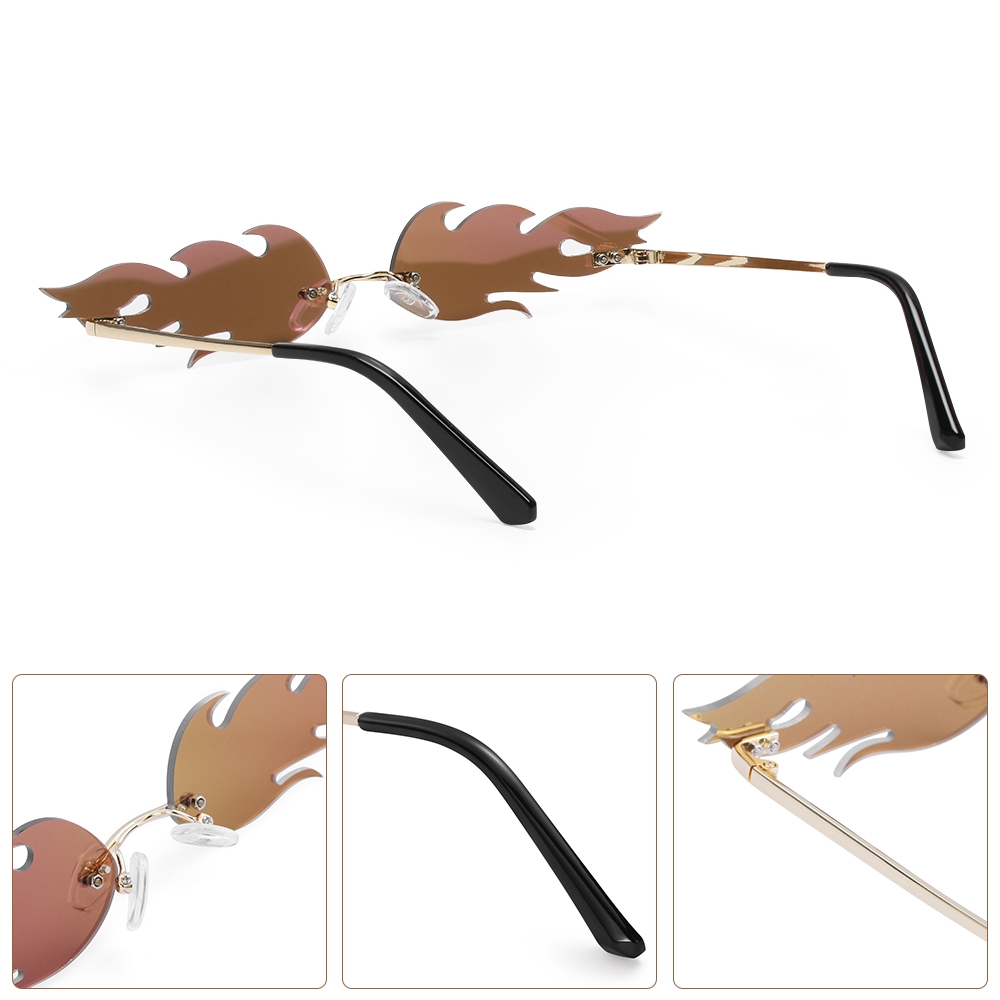 Kính râm thời trang chống UV 400 thiết kế tròng kính độc đáo