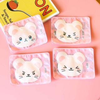 Set 10 miếng dán giữ nhiệt hoạt hình con chuột 2020