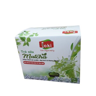Trà sữa Matcha Yoki 200g (10*20g) thơm mát