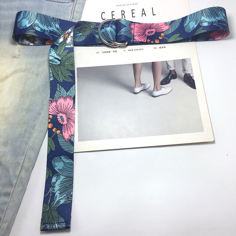 Thắt Lưng canvas 2 Vòng Thiết Kế Thời Trang Dành Cho Cả Nam Và Nữ