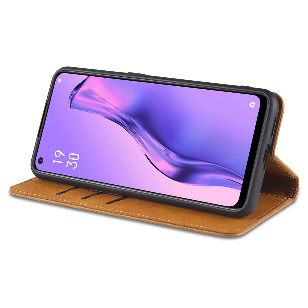 Case for Oppo Reno 4 / 4 Pro 5G Bao da điện thoại cao cấp thanh lịch cho
