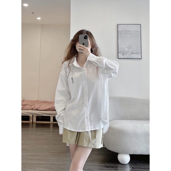 Sơ mi ulzzang oversize