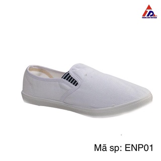 Giầy vải EPN01 - Giày lười Nữ màu xanh tím than