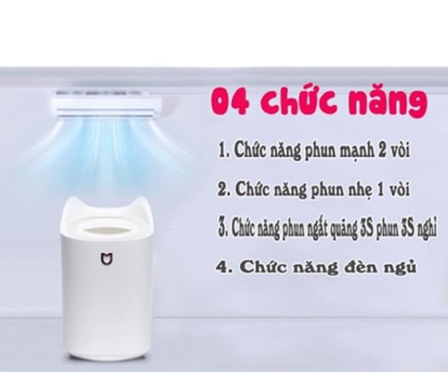 [HOT ,Tặng Tinh Dầu]  Máy tạo đột ẩm không khí HUMIDIFIRE 4 chức năng dung lượng 3L