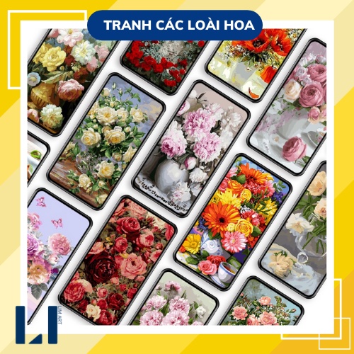 Tranh sơn dầu số hoá có khung LIM Art -Tranh tô màu theo số hoa