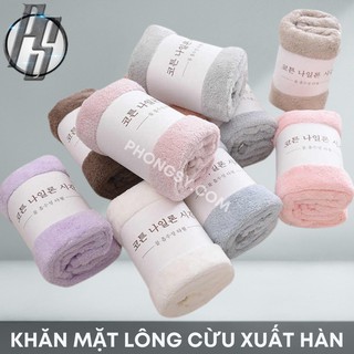 Khăn mặt lông cừu xuất hàn loại tốt