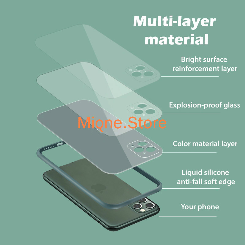 One Ốp Điện Thoại Silicon Màu Trơn Cho ip 15 pro max ip 11 12 13 14 pro max mini se2 xs max xr i7 i8 plus
