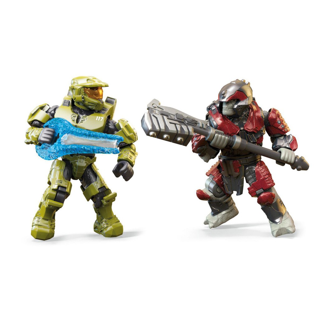 Mega Construx Halo Infinite Conflict Pack - Bộ xếp hình Mega Construx Master Chief vs Brute Warrior