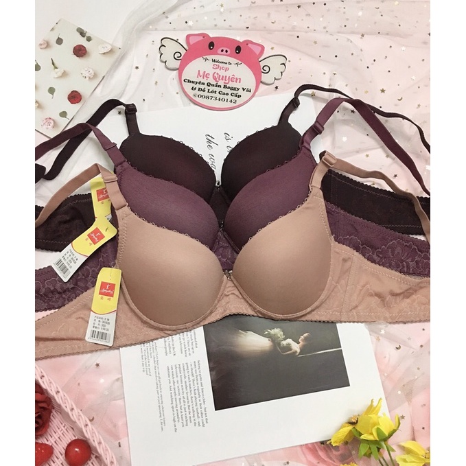 Áo lót, áo ngực vân chìm quả trơn gọng mềm, mút vừa 2cm nâng ngực nhẹ nhàng