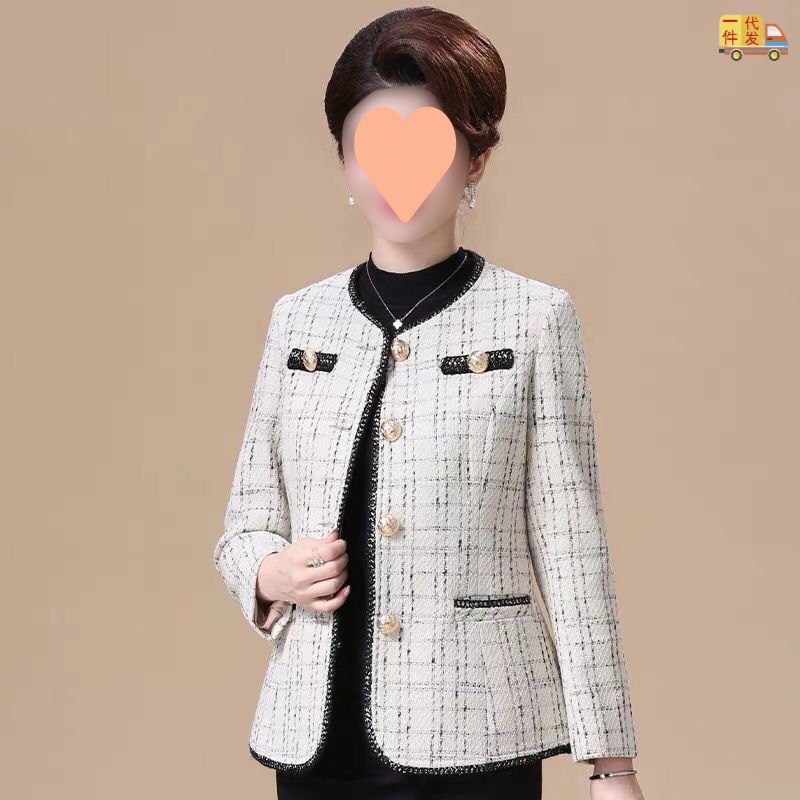 Thanh lý Áo vest Dạ TWEET kẻ cho mẹ, trung niên từ 42kg đến 76kg, có sẵn