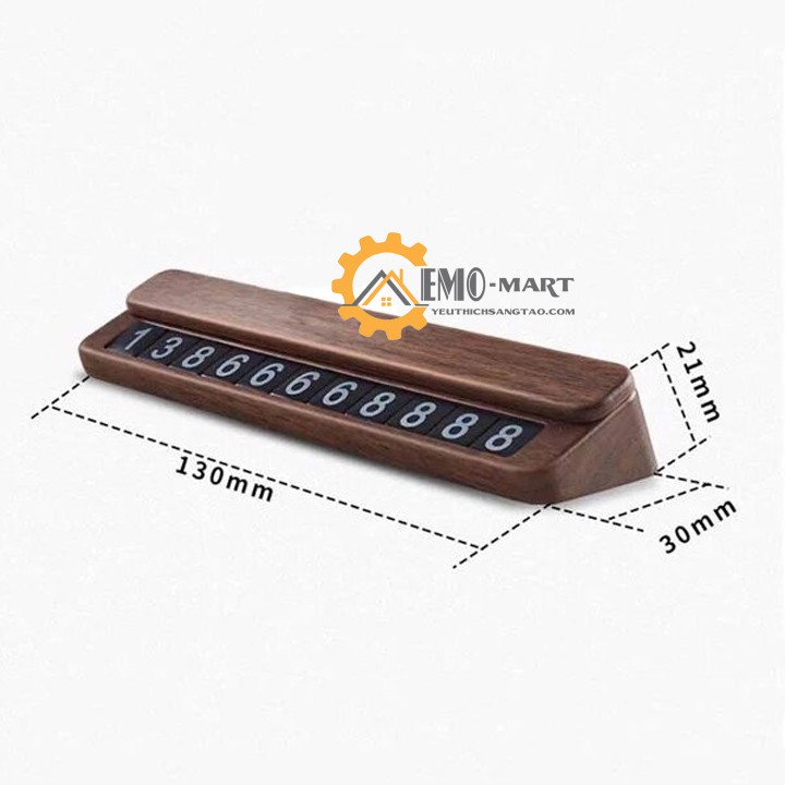 [ FREE SHIP ] Bảng gắn số điện thoại trên taplo ô tô vỏ gỗ cao cấp 💦 BH 12 THÁNG 💦 Hoàn Toàn Bằng Gỗ Thật | BigBuy360 - bigbuy360.vn