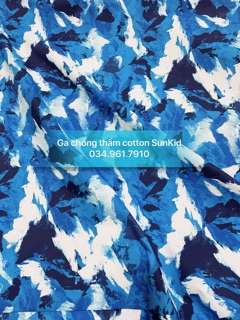 Ga chống thấm cotton SunKid, vỏ gối - 80% cotton phủ nano kháng nước 2 chiều