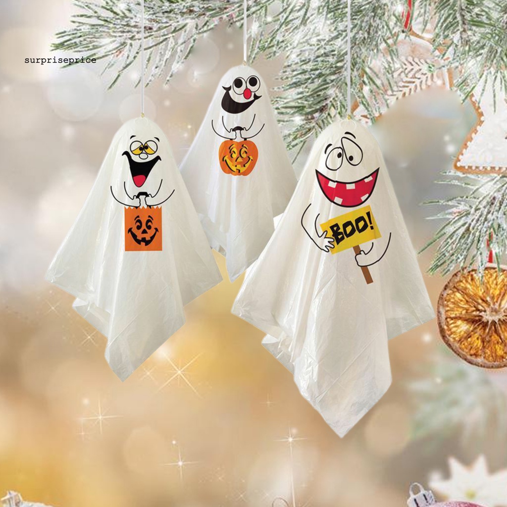 Đạo Cụ Treo Trang Trí Halloween Hình Con Ma Dễ Thương