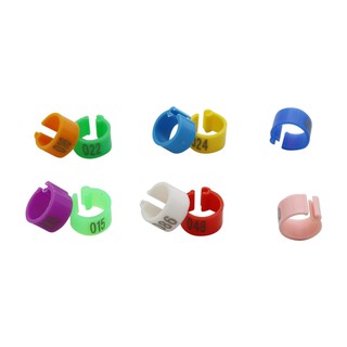 100 Vòng Kẹp Chân Chim Bồ Câu Rộng 8mm Số 001-100
