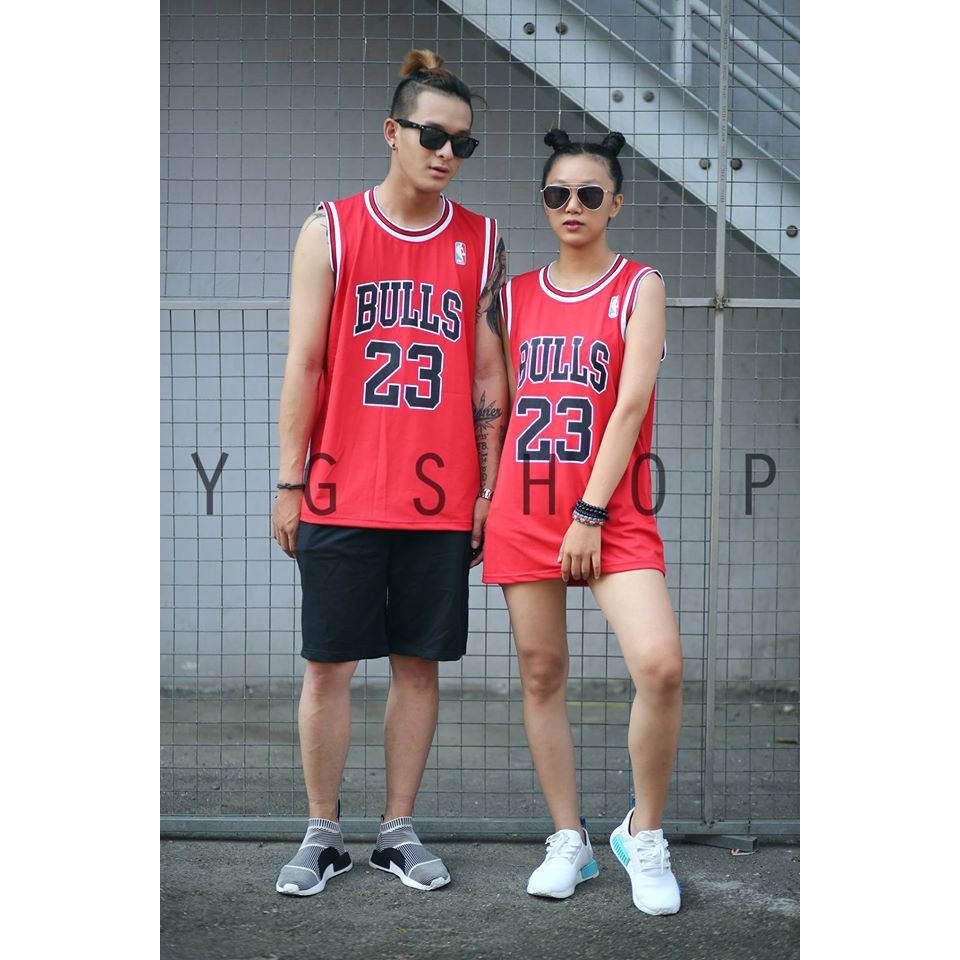 Áo tanktop 3 lỗ chất lưới unisex dưới 75kg TABI STORE - Bulls 23