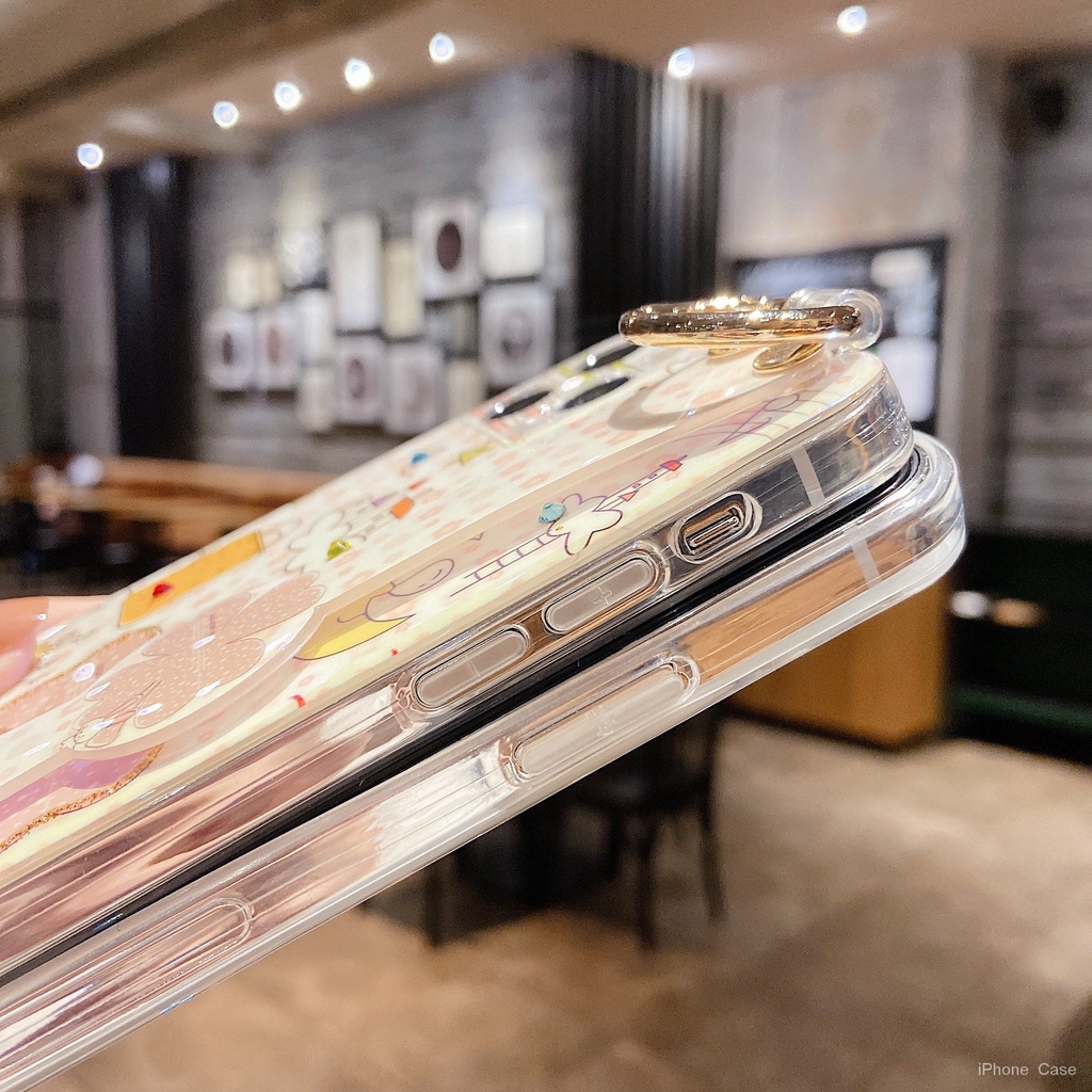 Bao Da Điện Thoại Họa Tiết Lâu Đài Cho iphone x 11 12 13 14 15 pro max plus Ốp