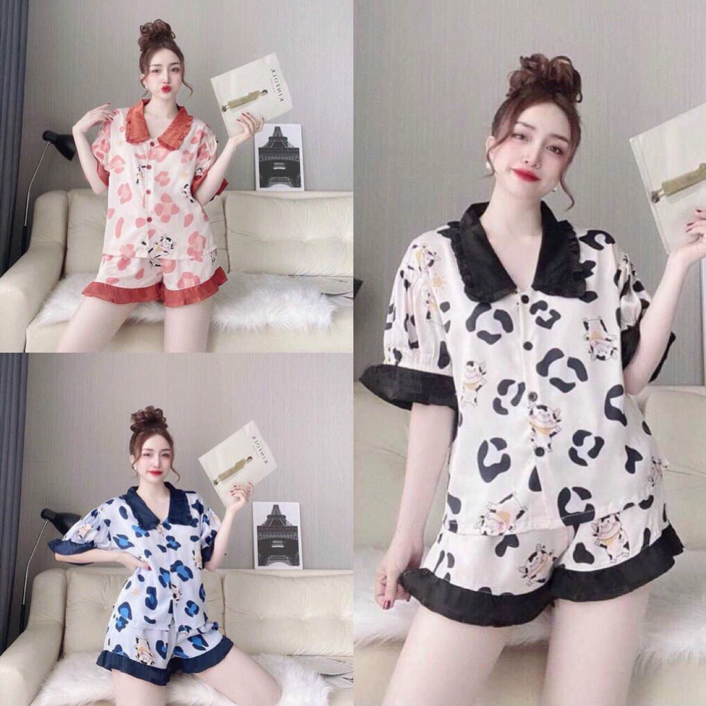 SET BỘ THỜI TRANG ĐÙI BÒ SỮA SIÊU DỄ THƯƠNG
