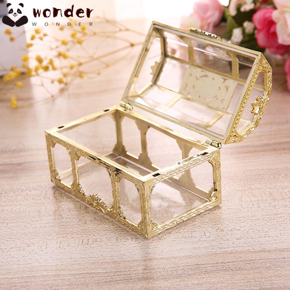 Rương nhựa trong suốt đựng trang sức trang điểm đồ lưu niệm