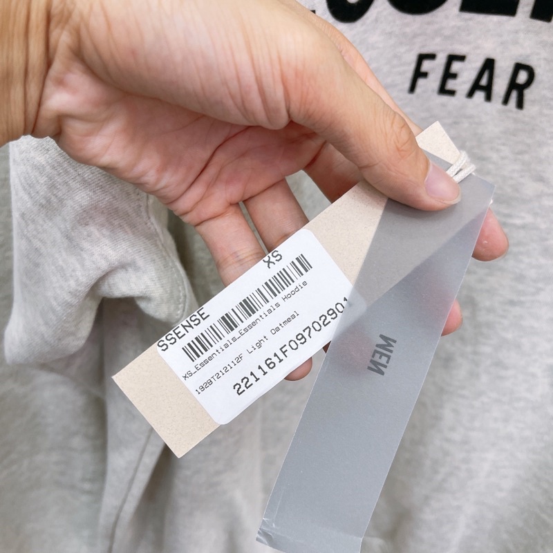 ⚡️ - Áo Hoodie FOG Fear of God ESSENTIALS SS22 Light Oatmeal, Áo hoodie FOG cao cấp nỉ bông oversize