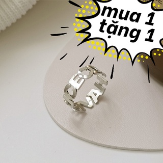 Beso Nhẫn hình học chữ cái tiếng Anh