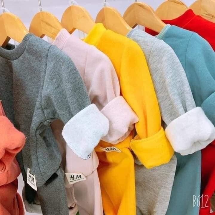 BỘ NỈ BÔNG CHO BÉ GÁI BÉ TRAI Sét 5 bộ