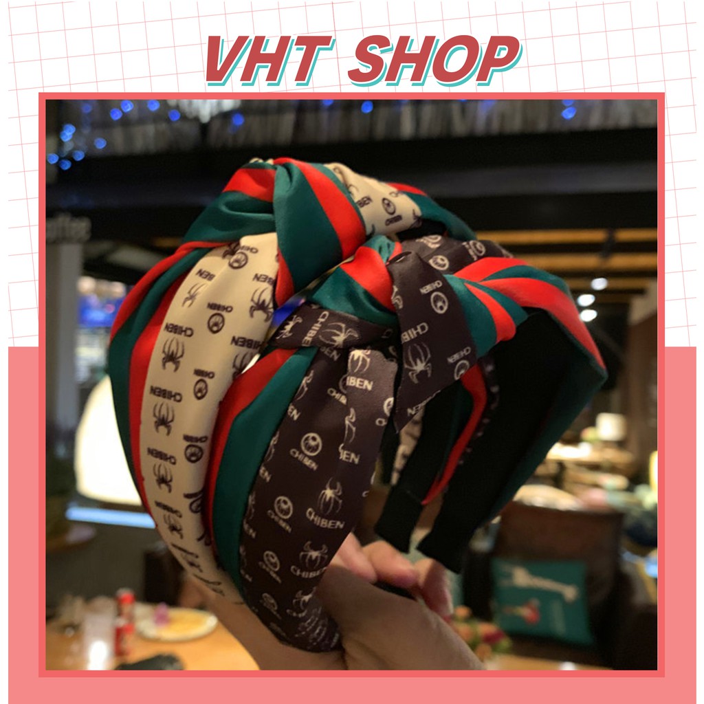 Bờm tóc xinh, bờm tóc rửa mặt turban vải đẹp xinh xắn cute thời trang Hàn Quốc B13 - VHT SHOP