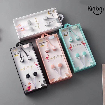 Tai nghe đôi ngựa thần unicorn TNDI4 Kn-739 earphone hồng hạc cute dễ thương