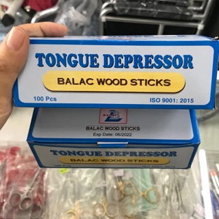 Que đè lưỡi Bá lạc( hộp 100 cây)