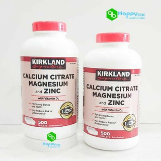 💊💊 Kirkland Calcium Citrate Magnesium and Zinc 500 viên, usa 💊💊