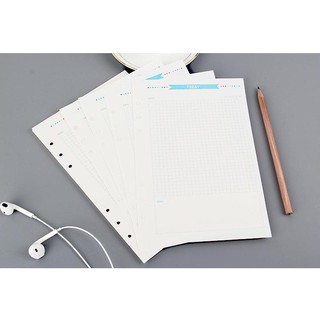 Ruột sổ A5, A6 cho sổ còng