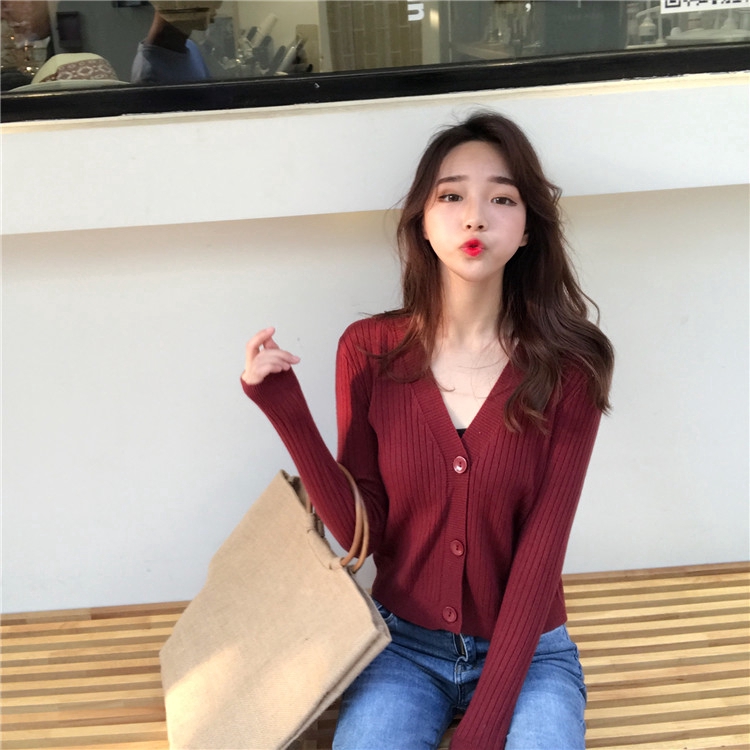 Áo khoác cardigan màu trơn thời trang cho nữ