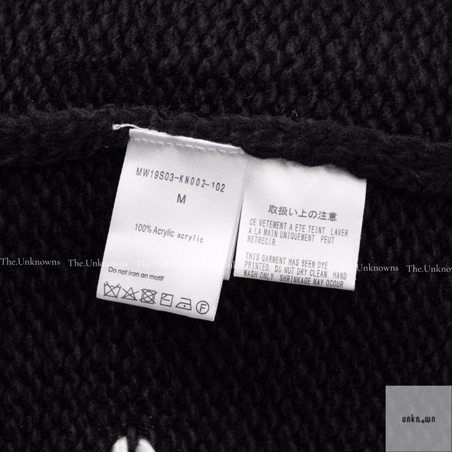 👑👑 -Áo len MASTERMIND WORLD Cashmere Knit Skull Jumper in Black, Áo len unisex Master Mind cao cấp