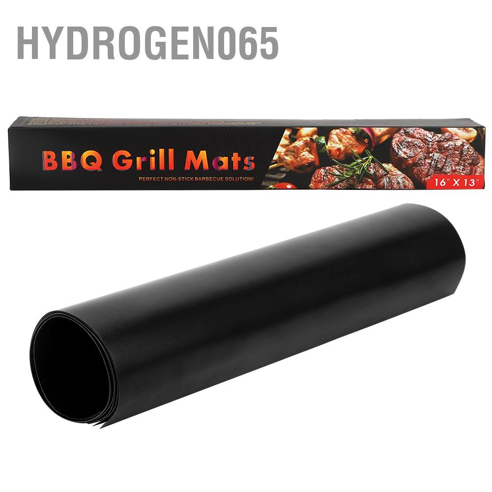 Hydrogen065 5PCS BBQ Mats Reusable Grill Cooking Pad for Household Kitchen Outdoor Ba