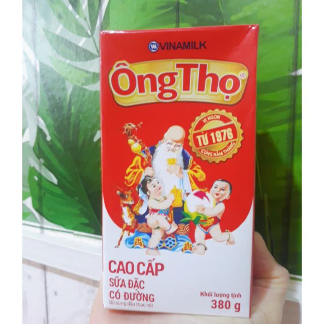 Sữa đặc ông thọ hộp giấy 380g 25k