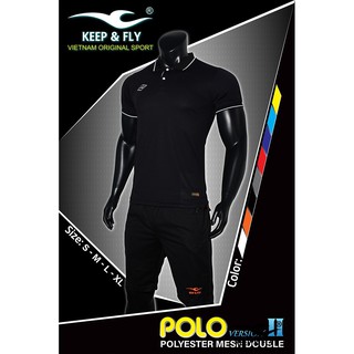 Áo thể thao có cổ Keep and Fly Polo 2 1 Áo  [Ảnh thật] [Có bảo hành] [Có sẵn] [Rẻ vô địch]