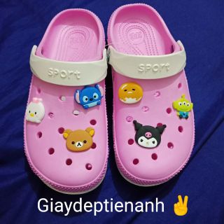 Dép sục kèm 6 stickers