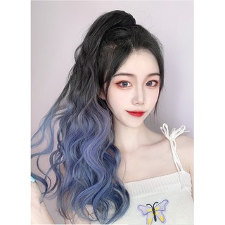 Tóc giả ngoạm xù ombre Y01 😍FREESHIP😍 ngoạm kẹp xù omber tóc giả nữ, kẹp tóc giả nữ, đuôi tóc giả