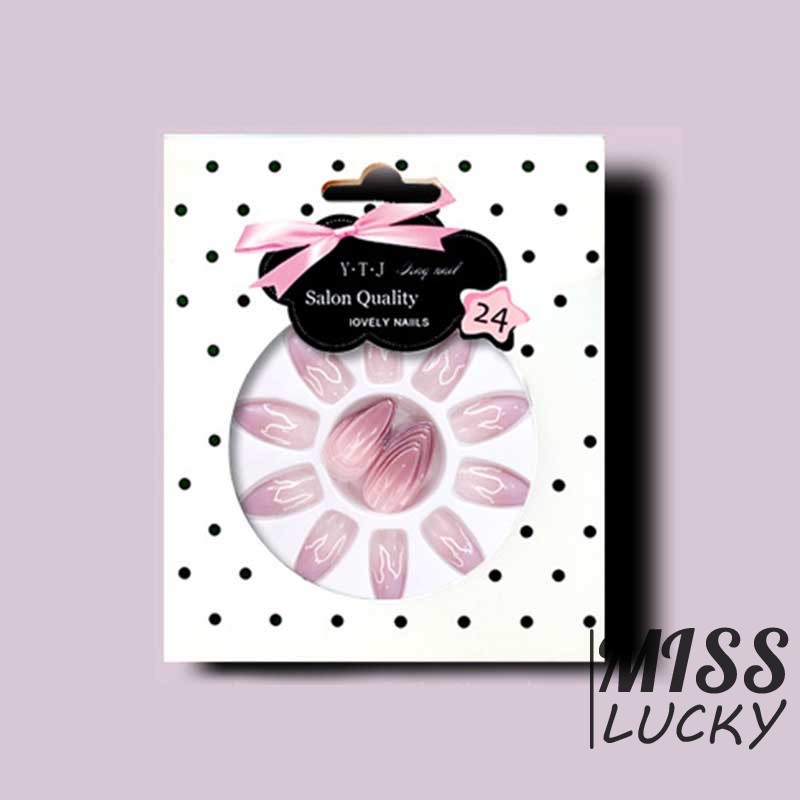 VN (Hàng Mới Về) Set 24 Móng Tay Giả Có Thể Tháo Rời Tiện Dụng